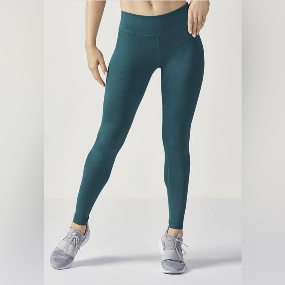 Fabletics Powerhold Leggings Deep Teal Baltic size L